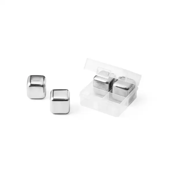 Set mit wiederverwendbaren Würfeln aus rostfreiem Stahl – Ansicht 5