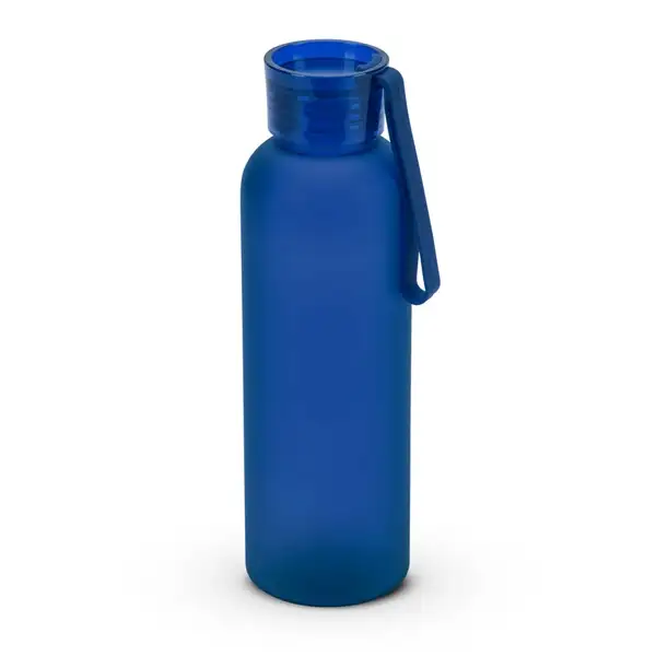 Trinkflasche (600ml) aus recyceltem PET (100 % rPET) mit matter Oberfläche – Ansicht 2