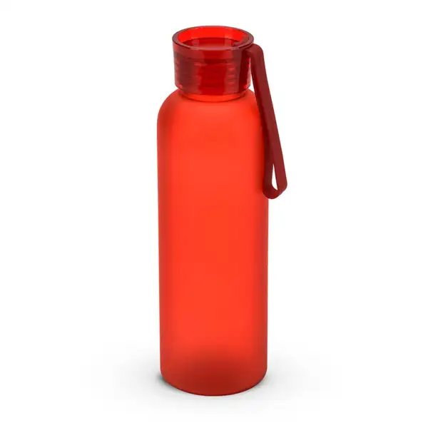 Trinkflasche (600ml) aus recyceltem PET (100 % rPET) mit matter Oberfläche – Ansicht 5