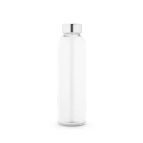 Glasflasche sublimations und Edelstahlverschluss 500 ml – Ansicht 2