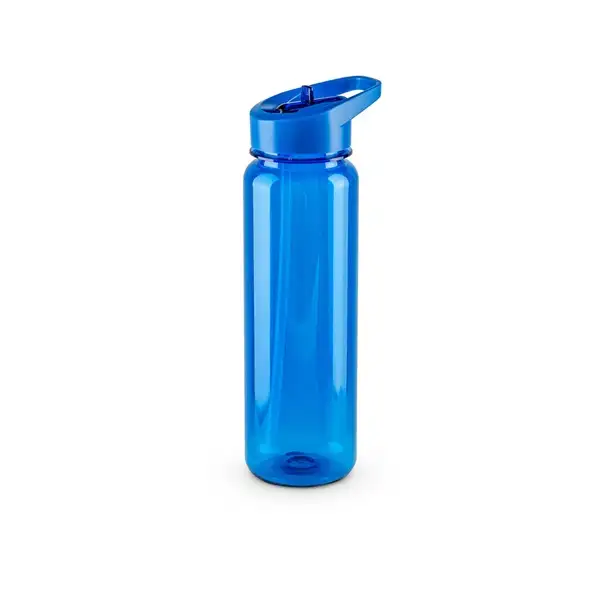 Sportflasche (750ml) aus recyceltem PET (100% rPET) mit glänzender transluzenter Oberfläche – Ansicht 2