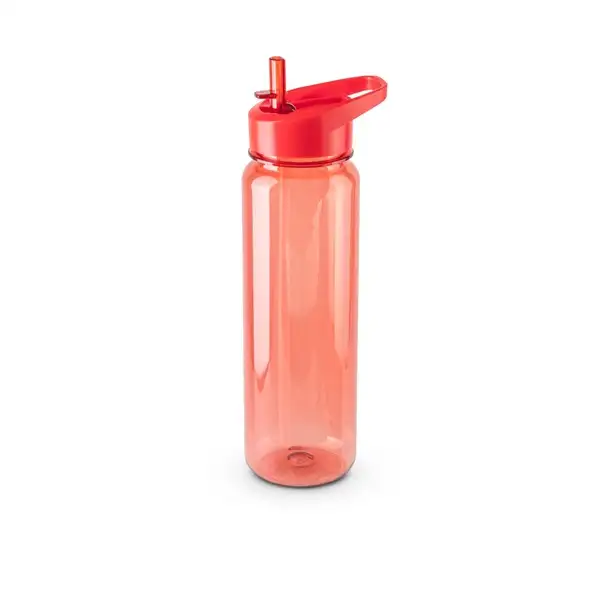 Sportflasche (750ml) aus recyceltem PET (100% rPET) mit glänzender transluzenter Oberfläche – Ansicht 4