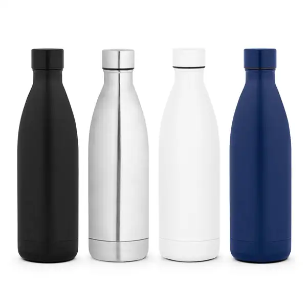 Doppelwandige Trinfklasche aus Edelstahl (90% recycelt) 1L – Ansicht 5