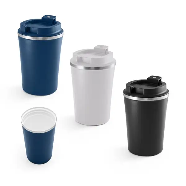 Reisebecher aus Edelstahl mit Keramikbeschichtung innen 470ml – Ansicht 8