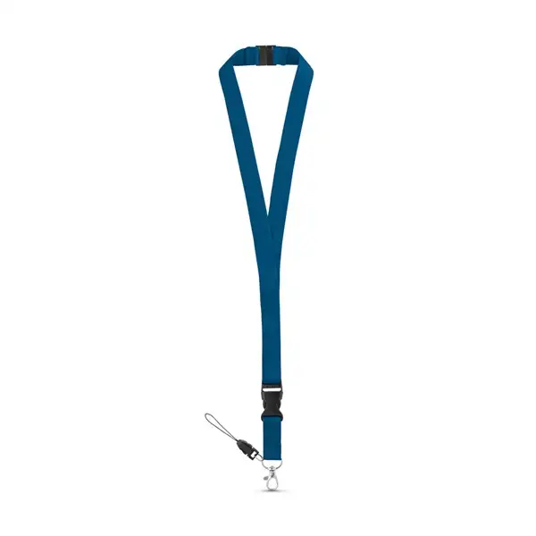 Lanyard aus Polyester (20 mm) mit einem Schlüsselband – Ansicht 3