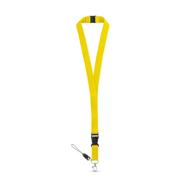Lanyard aus Polyester (20 mm) mit einem Schlüsselband – Ansicht 9