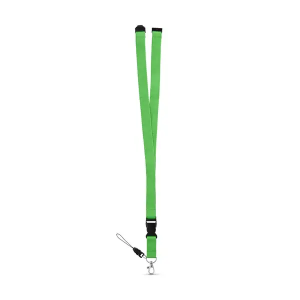 Lanyard aus Polyester (20 mm) mit einem Schlüsselband – Ansicht 12
