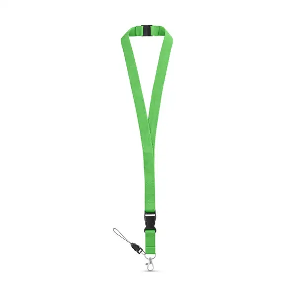 Lanyard aus Polyester (20 mm) mit einem Schlüsselband – Ansicht 11