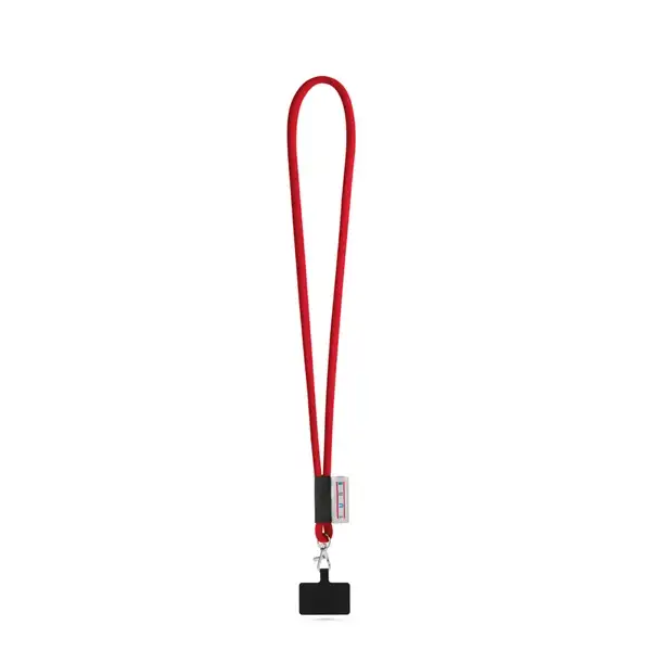 SET Lanyard TUBE Long (Ø 7 mm) mit 9 mm Auslösekarabiner und Handyhalterung – Ansicht 2