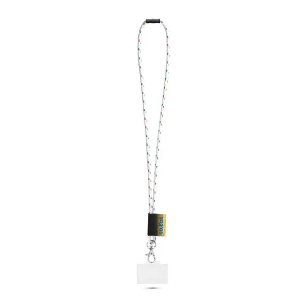 SET Lanyard NAUTIC Long (Ø 7 mm) mit 9 mm Auslösekarabiner, Ø 7 mm Sicherheitsverschluss und 91 x 68 mm starrem Ausweis-/Kartenhalter
