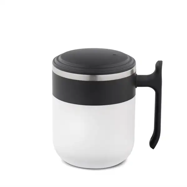 Reisebecher mit Innenwand aus Edelstahl und matter Oberfläche, 400 mL – Ansicht 6