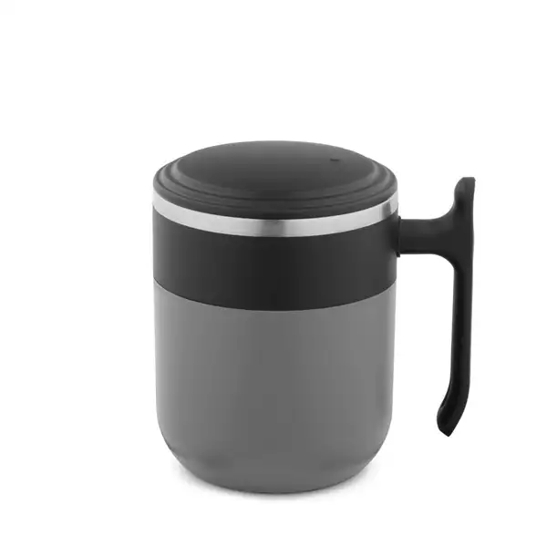 Reisebecher mit Innenwand aus Edelstahl und matter Oberfläche, 400 mL – Ansicht 9