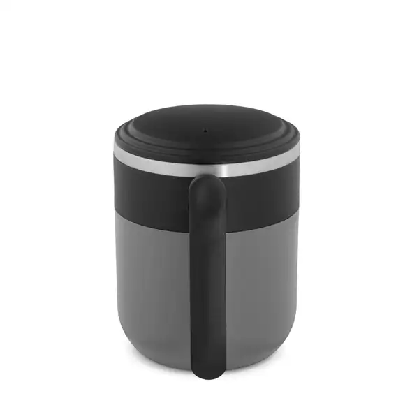 Reisebecher mit Innenwand aus Edelstahl und matter Oberfläche, 400 mL – Ansicht 10