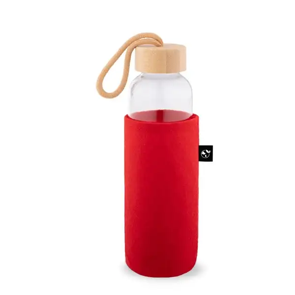 Hülle aus recyceltem Filz (100% rPET), ideal für Flaschen – Ansicht 2