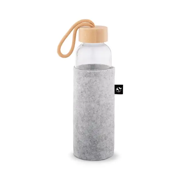 Hülle aus recyceltem Filz (100% rPET), ideal für Flaschen – Ansicht 4