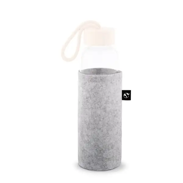 Hülle aus recyceltem Filz (100% rPET), ideal für Flaschen – Ansicht 5