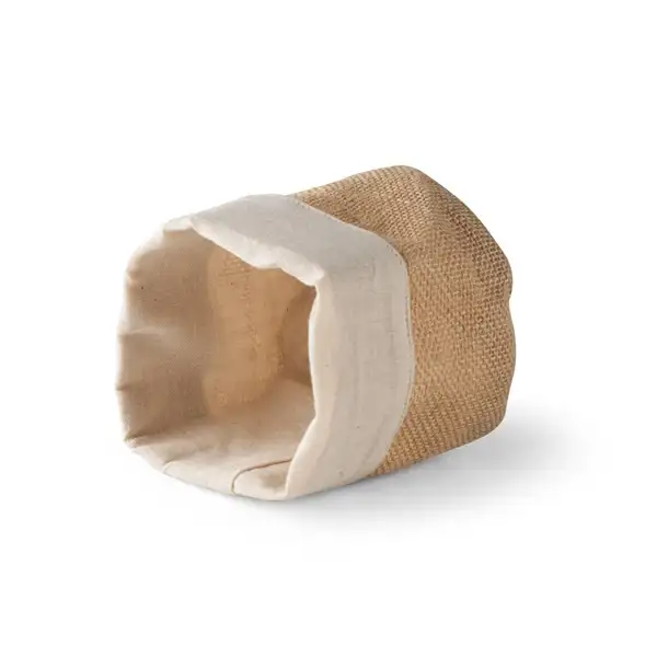 Mehrzweckbeutel aus Jute (260g/m²) und Baumwolle (120g/m²) – Ansicht 2