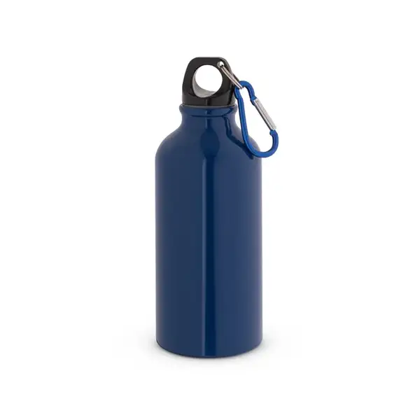 Aluminium-Sportflasche mit Karabiner 400 ml – Ansicht 10