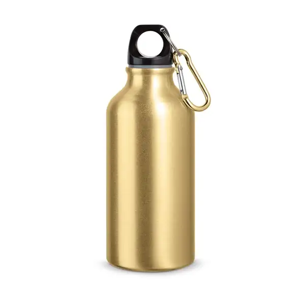 Aluminium-Sportflasche mit Karabiner 400 ml – Ansicht 11