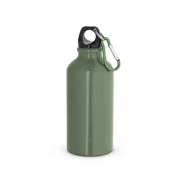 Aluminium-Sportflasche mit Karabiner 400 ml – Ansicht 13