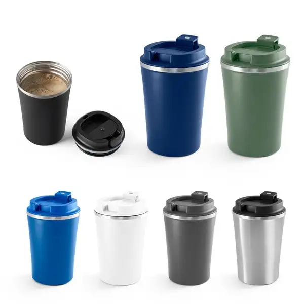 Reisebecher aus Edelstahl und PP 470 ml – Ansicht 16