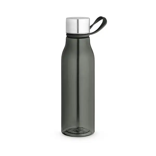 Recycelte PET-Flasche (100 % rPET) mit glänzender, transluzenter Oberfläche – Ansicht 1