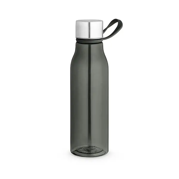 Recycelte PET-Flasche (100 % rPET) mit glänzender, transluzenter Oberfläche – Werbeartikel mit Logo bedrucken