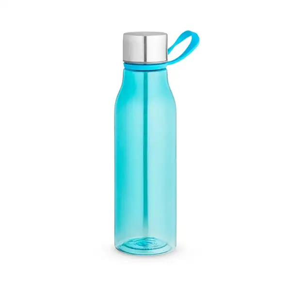 Recycelte PET-Flasche (100 % rPET) mit glänzender, transluzenter Oberfläche – Ansicht 12