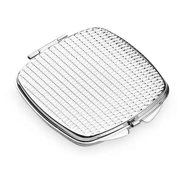 Doppelter Taschenspiegel aus Metall – Ansicht 5