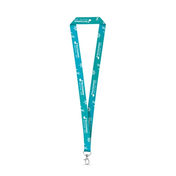 SET Lanyard SUBLIMATION Long II (20 mm) mit 20-mm-Schnellverschlusskarabiner – Werbeartikel mit Logo bedrucken