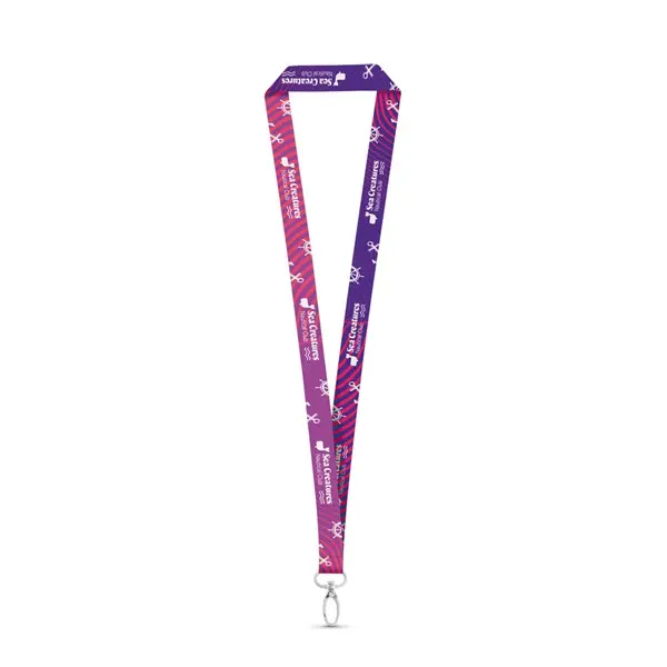 Lanyard-Set SUBLIMATION Long II (20 mm) mit 20 mm ovalem Karabiner
