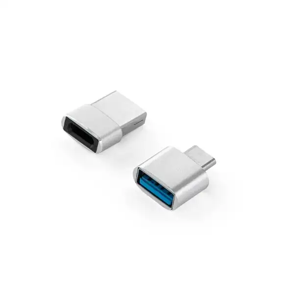 Set aus 2 Aluminium USB-A / USB-C Adaptern – Ansicht 2