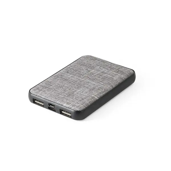 Powerbank 5'000 mAh aus Recyceltes PET (100% rPET) – Werbeartikel mit Logo bedrucken