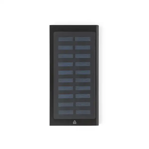 8'000 mAh Powerbank mit Solarpanel aus 100% recyceltem Aluminium – Ansicht 2