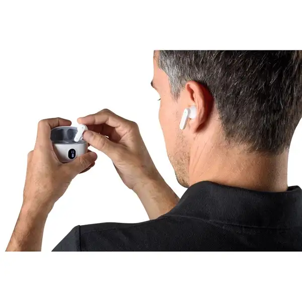 Wireless Earphones aus Recyceltes ABS (100% rABS) mit 4 Stunden Akkulaufzeit – Ansicht 4