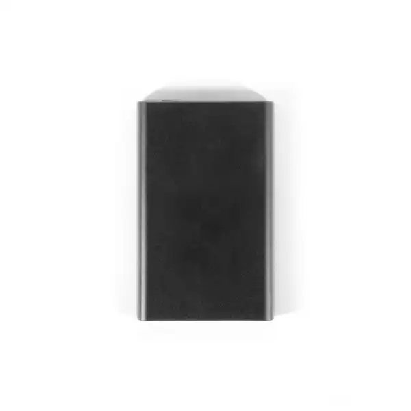 Magnetische Powerbank mit Schnellladefunktion aus recyceltem Aluminium und recyceltem ABS, 5'000 mAh – Ansicht 3