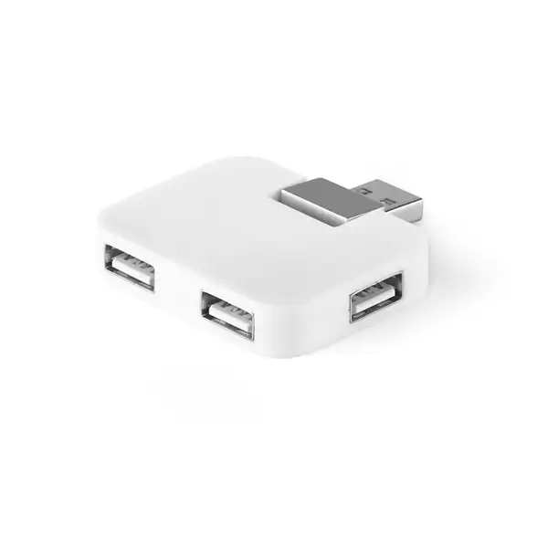 HUB mit 4 USB-A-Anschlüssen aus ABS – Ansicht 3
