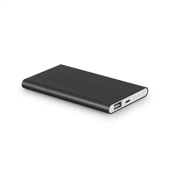 Powerbank Slim 4'000 mAh aus 70 % recyceltes ABS (70% rABS) und 30 % recyceltes Aluminium (30% rAL) – Ansicht 1