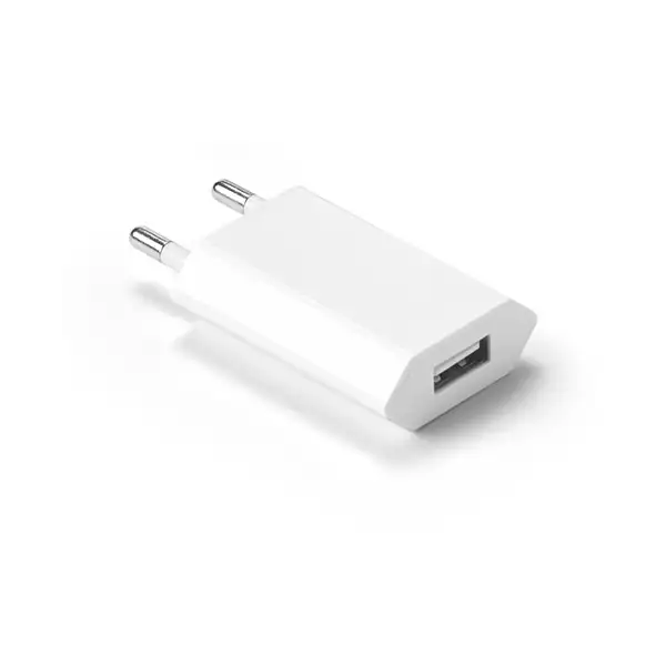 Netzadapter USB-A 5W aus recyceltes ABS (100% rABS) – Ansicht 2