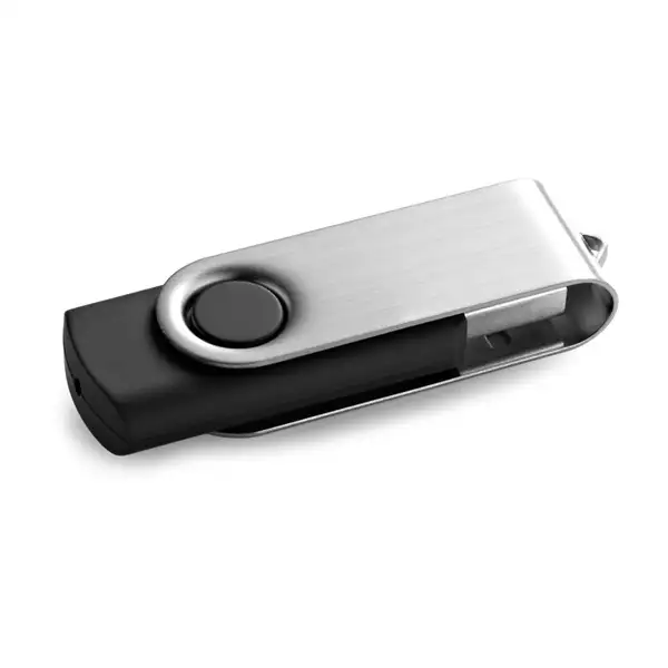 USB-Stick 4 GB mit Metallclip – Ansicht 1