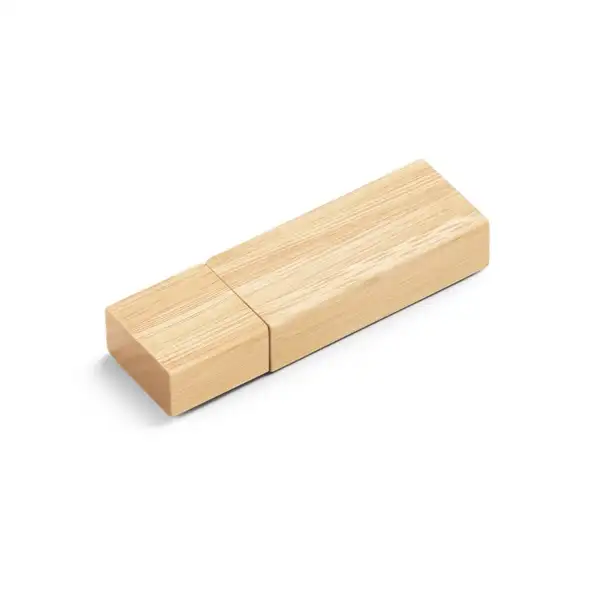 16 GB USB-Stick aus Bambus – Ansicht 1