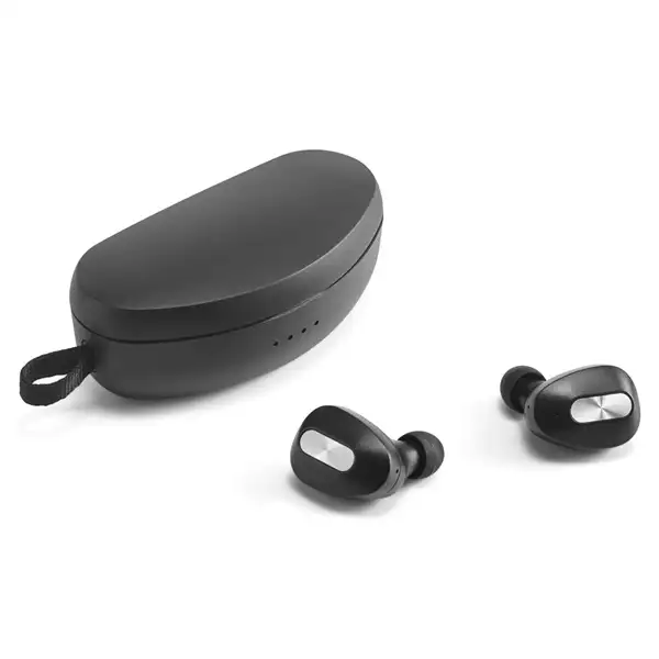 kabellose In-Ear Kopfhörer aus Metall und ABS inkl. Ladegerät – Ansicht 4