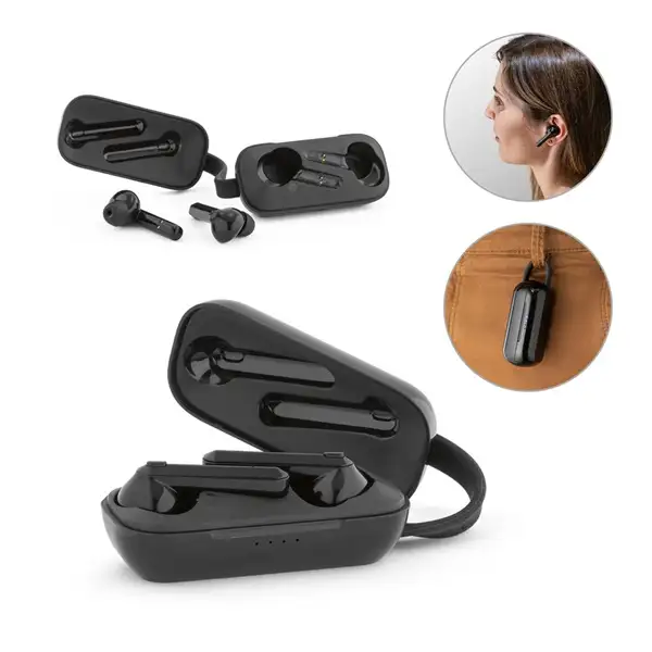 In-Ear Kopfhörer wireless mit 3 Stunden Akkulaufzeit aus 100% recyceltes ABS (100% rABS) – Ansicht 4