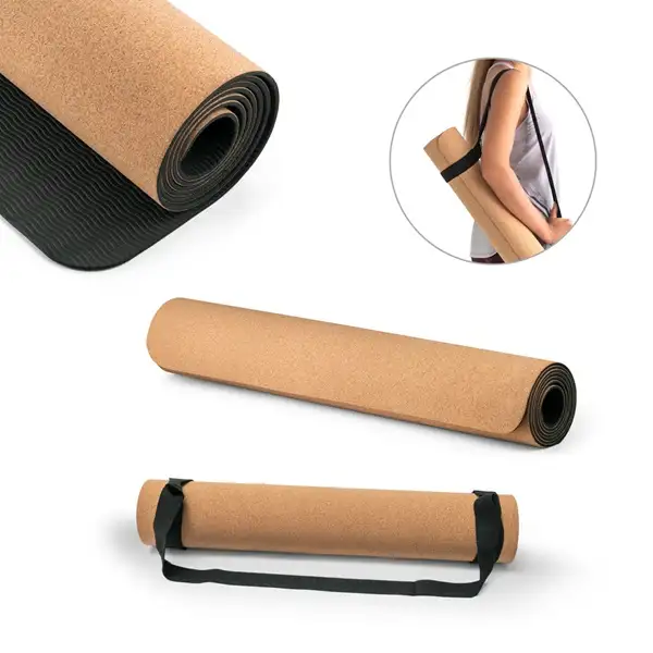 Yogamatte aus Kork und TPE. Bis zu 3.7 mm – Ansicht 7