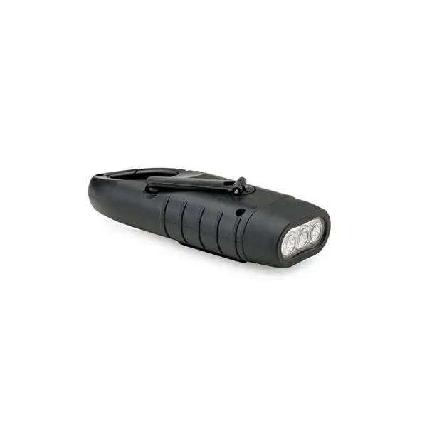 Kompakte 0.5 W ABS-Taschenlampe mit 3 weißen LEDs mit 90 Lumen – Ansicht 4