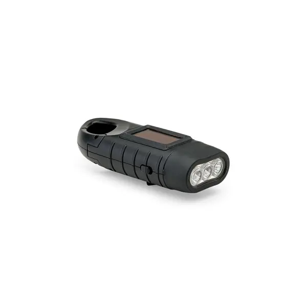 Kompakte 0.5 W ABS-Taschenlampe mit 3 weißen LEDs mit 90 Lumen – Werbeartikel mit Logo bedrucken