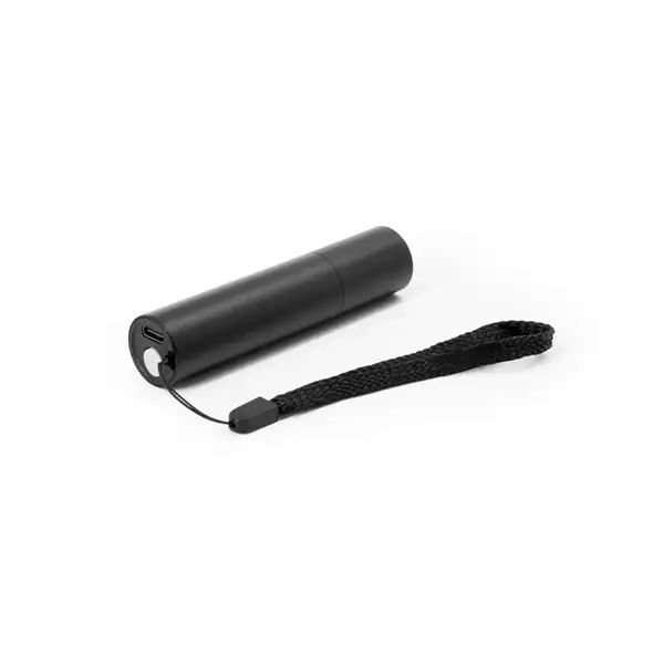 Wiederaufladbare Taschenlampe aus recyceltem Aluminium (100 % rAL) mit 30 mm ausziehbarer Spitze – Ansicht 3