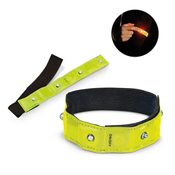 Armband, reflektierend mit 4 roten LEDs – Ansicht 6