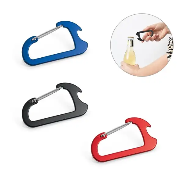 Karabiner aus Aluminium mi Kapselöffner – Ansicht 4
