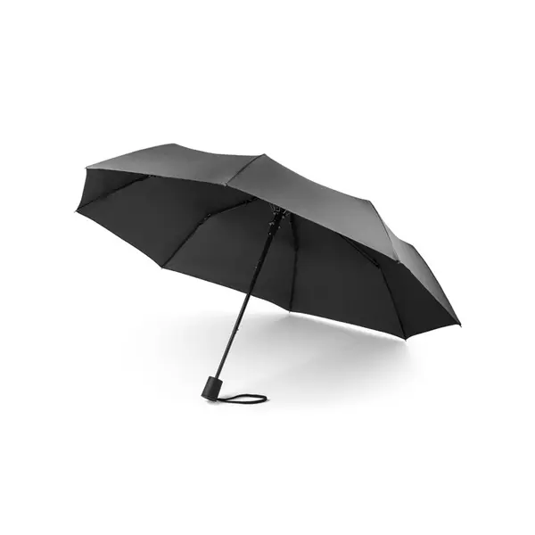 Faltbarer Regenschirm aus recyceltem Polyester (100% rPET) 190T Pongé mit automatischer Öffnung